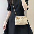 Chanel Mini Shopping Bag Lambskin & Gold-Tone Metal AS6248 Apricot