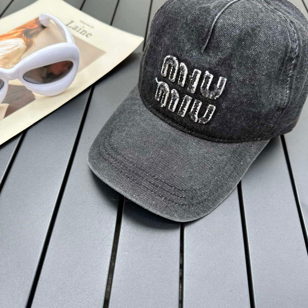 Miu Miu 5HC179 Drill Baseball Cap M56378