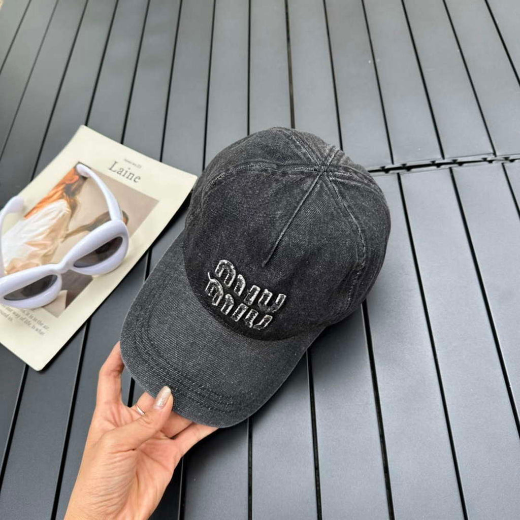 Miu Miu 5HC179 Drill Baseball Cap M56378