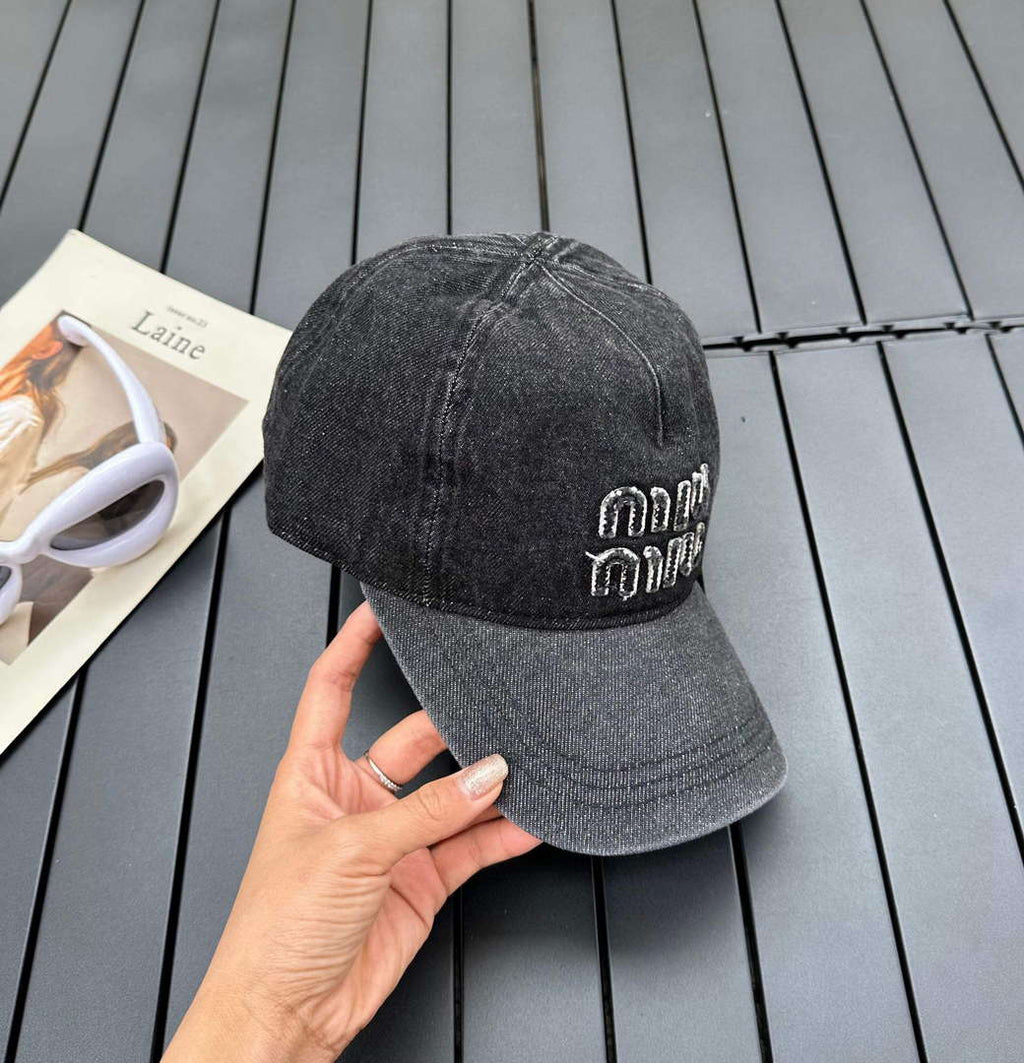 Miu Miu 5HC179 Drill Baseball Cap M56378