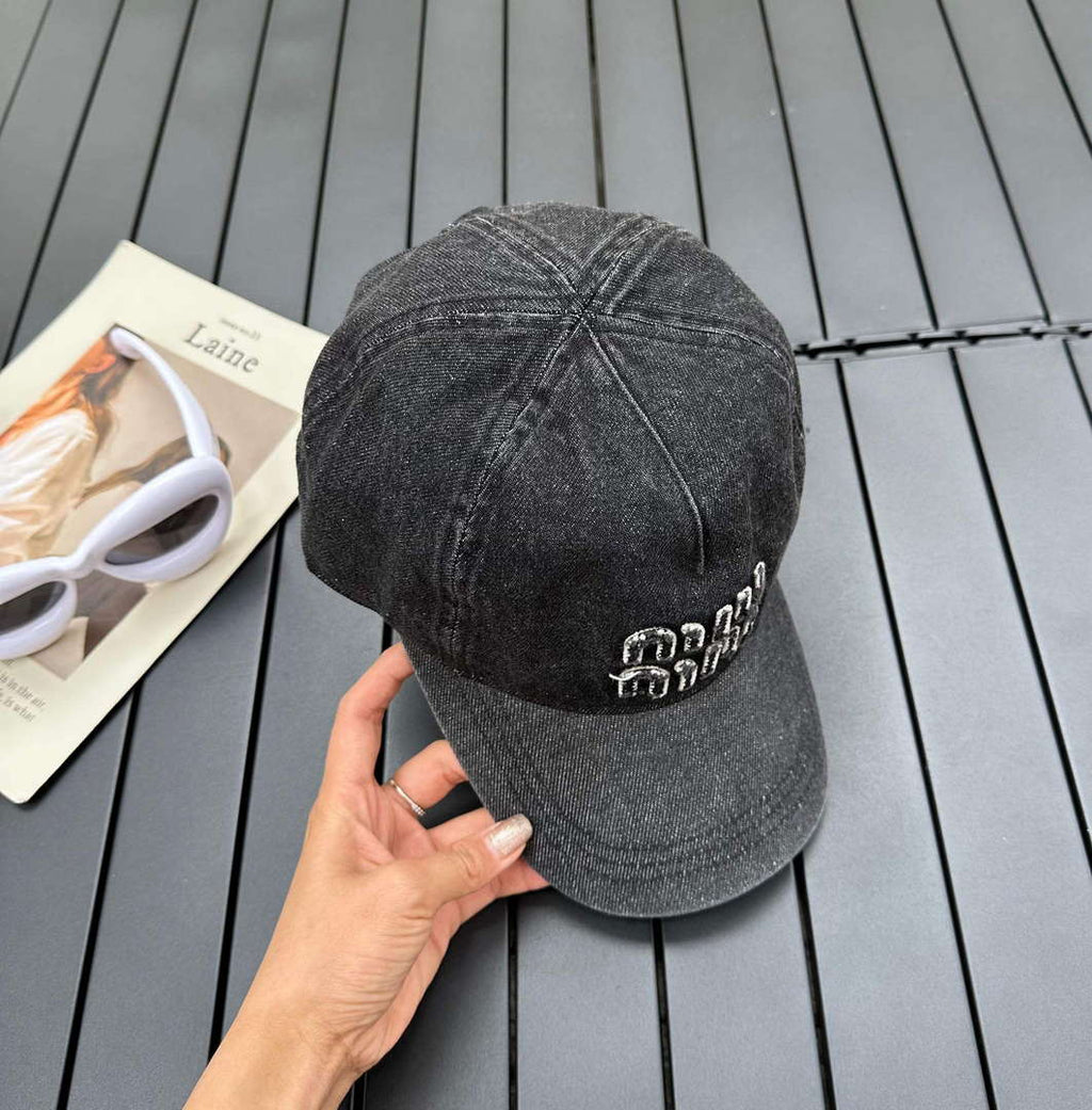 Miu Miu 5HC179 Drill Baseball Cap M56378