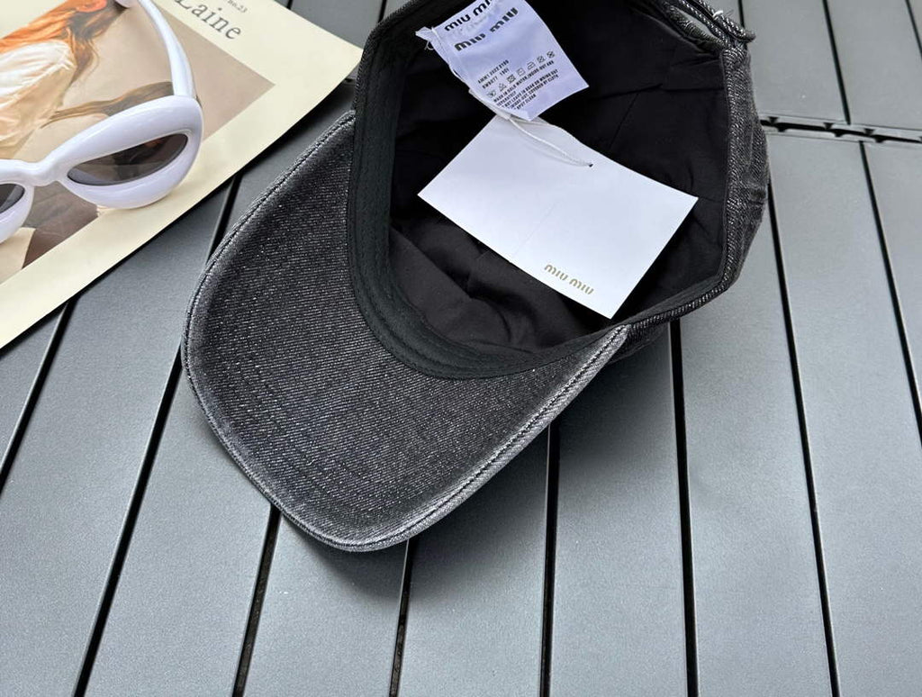 Miu Miu 5HC179 Drill Baseball Cap M56378