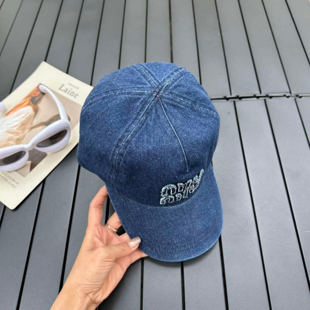 Miu Miu 5HC179 Drill Baseball Cap M56379