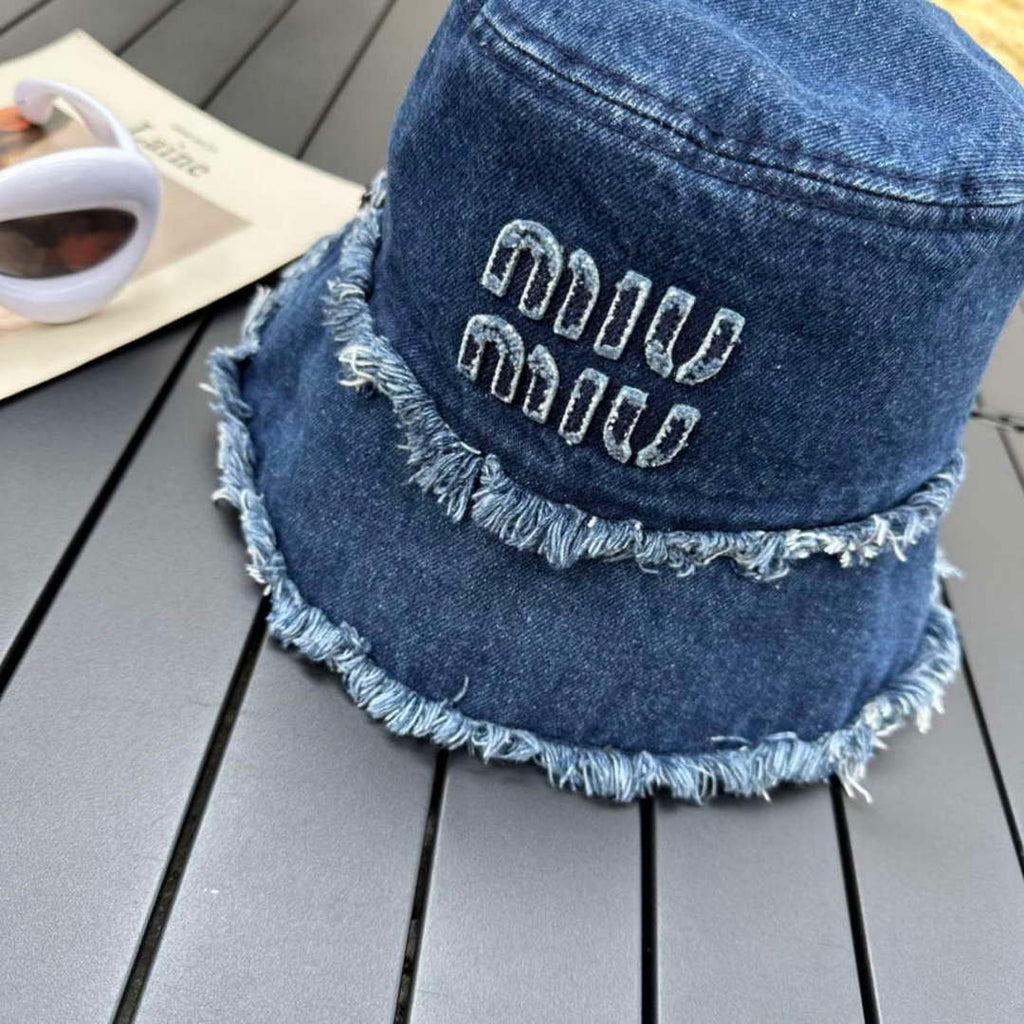 Miu Miu 5HC196 Denim Bucket Hat M56380