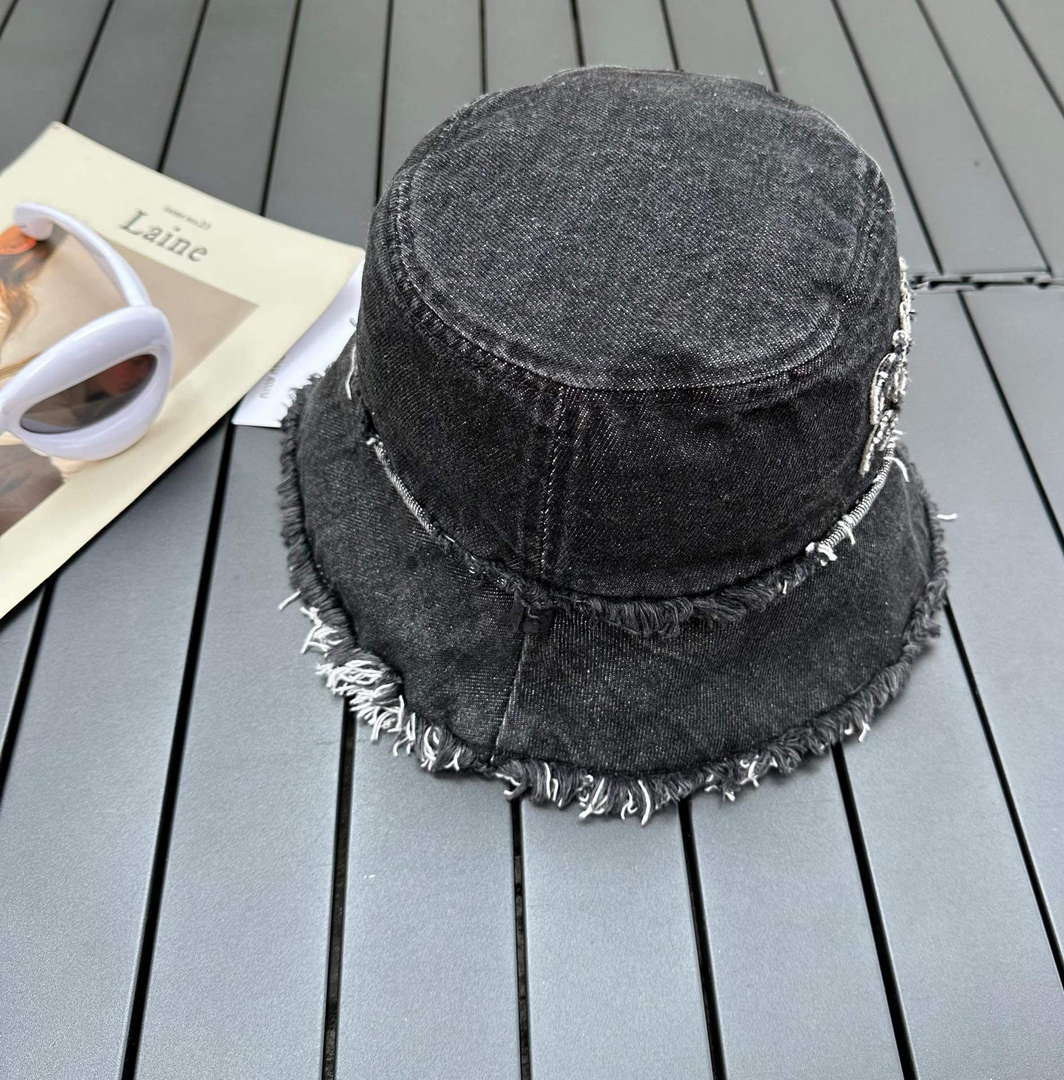Miu Miu 5HC196 Denim Bucket Hat M56381