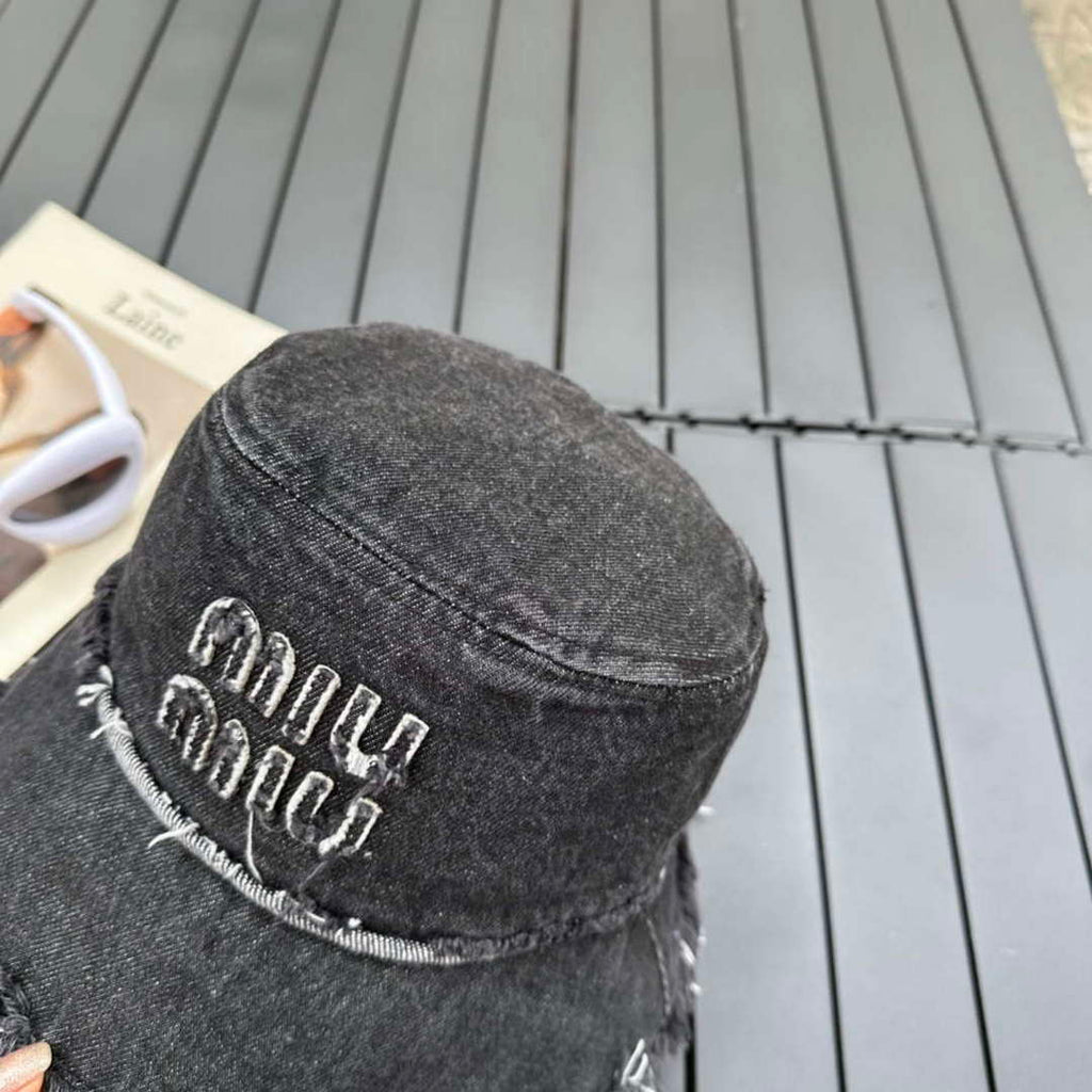 Miu Miu 5HC196 Denim Bucket Hat M56381