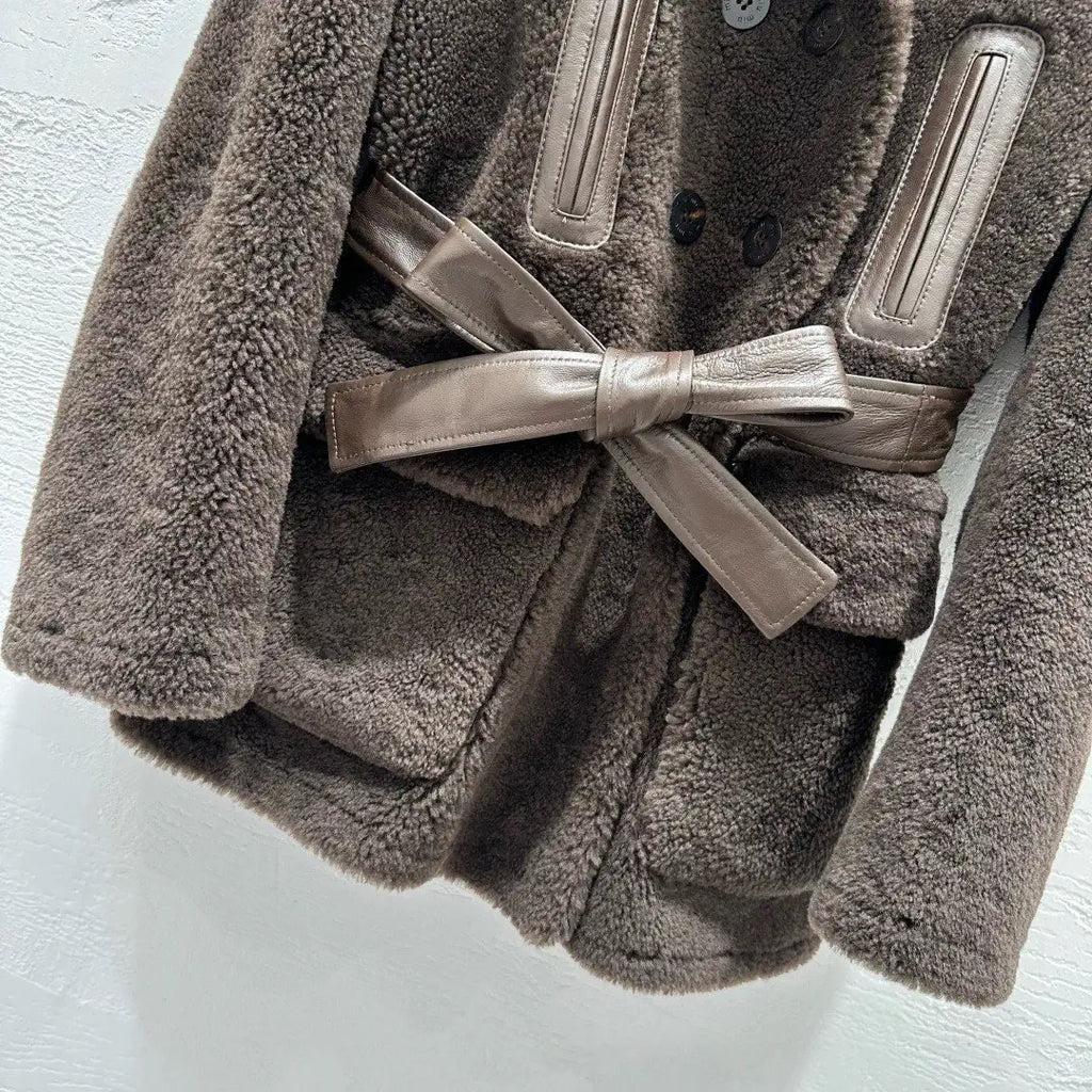 Miu Miu Merino imported fur-lined jacket Miu60001