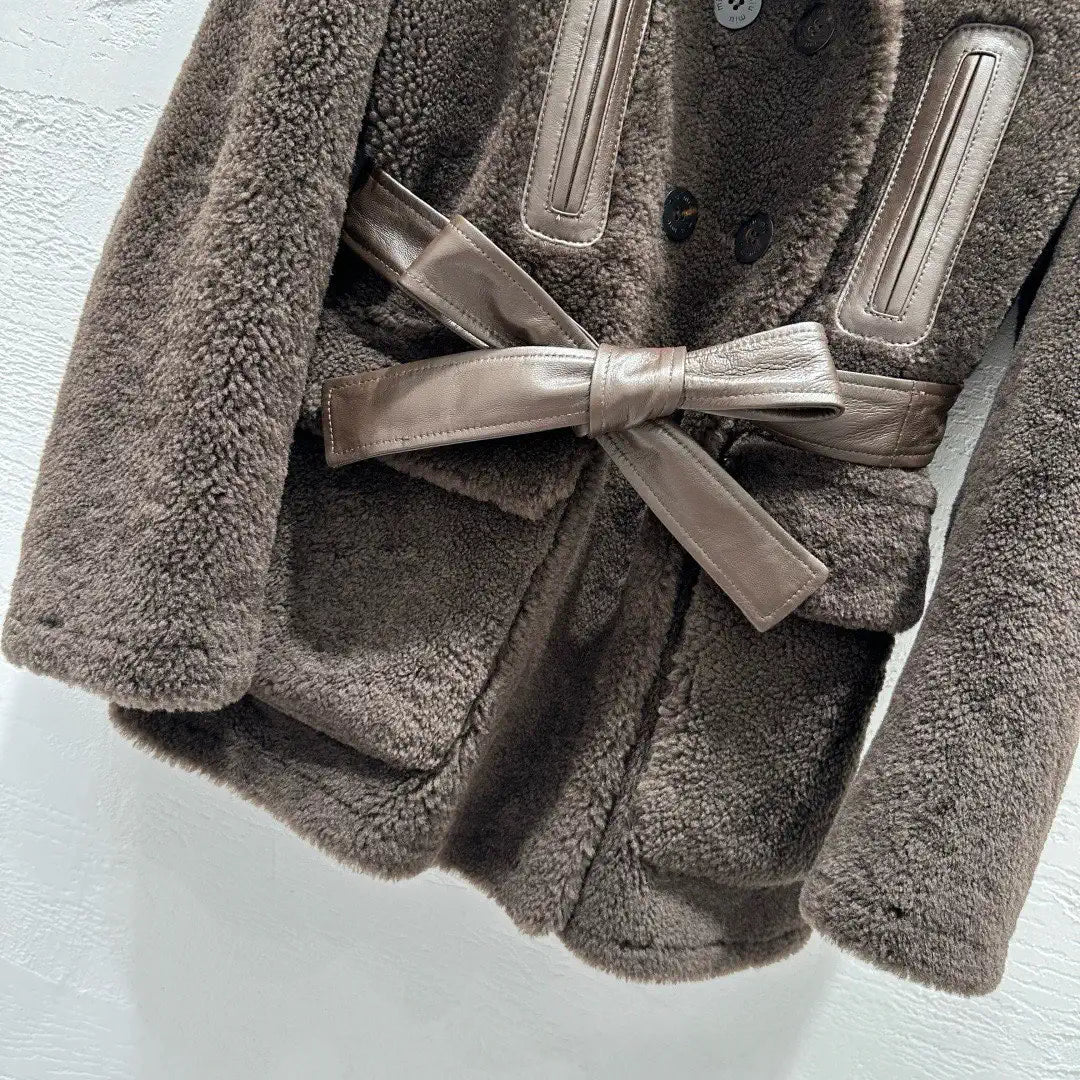 Miu Miu Merino imported fur-lined jacket Miu60001