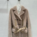 Miu Miu Merino imported fur-lined jacket Miu60002