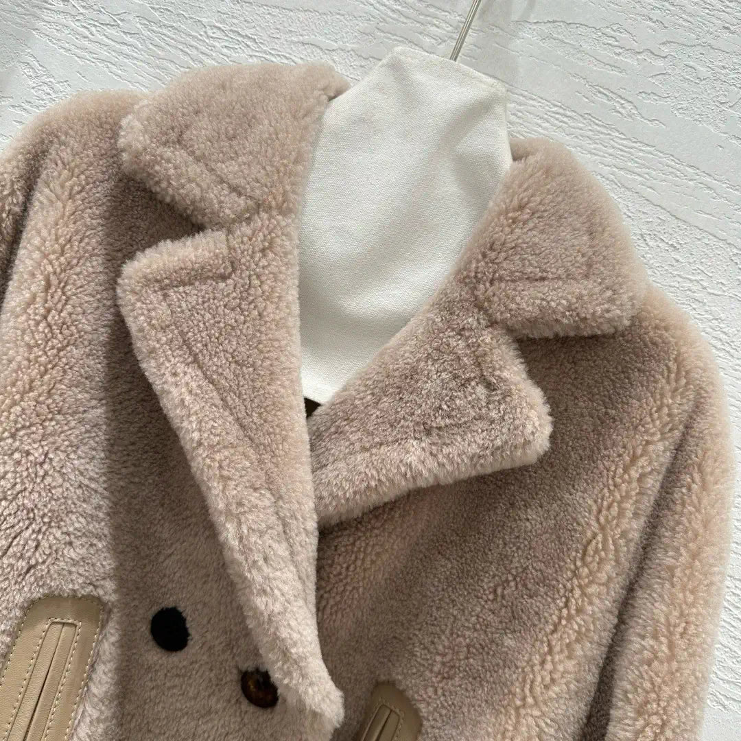 Miu Miu Merino imported fur-lined jacket Miu60002
