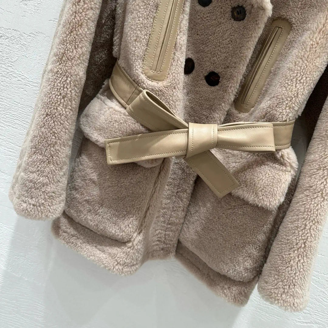Miu Miu Merino imported fur-lined jacket Miu60002
