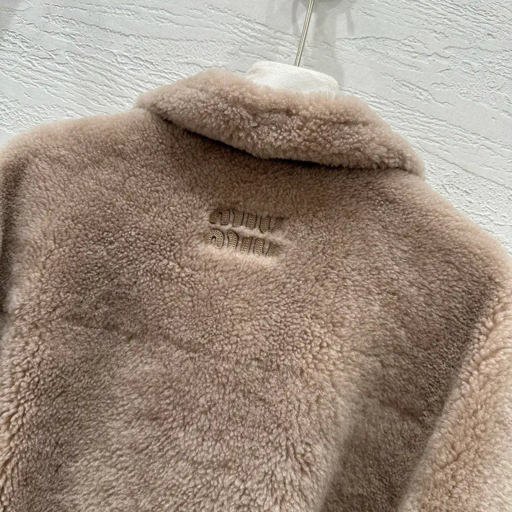 Miu Miu Merino imported fur-lined jacket Miu60002