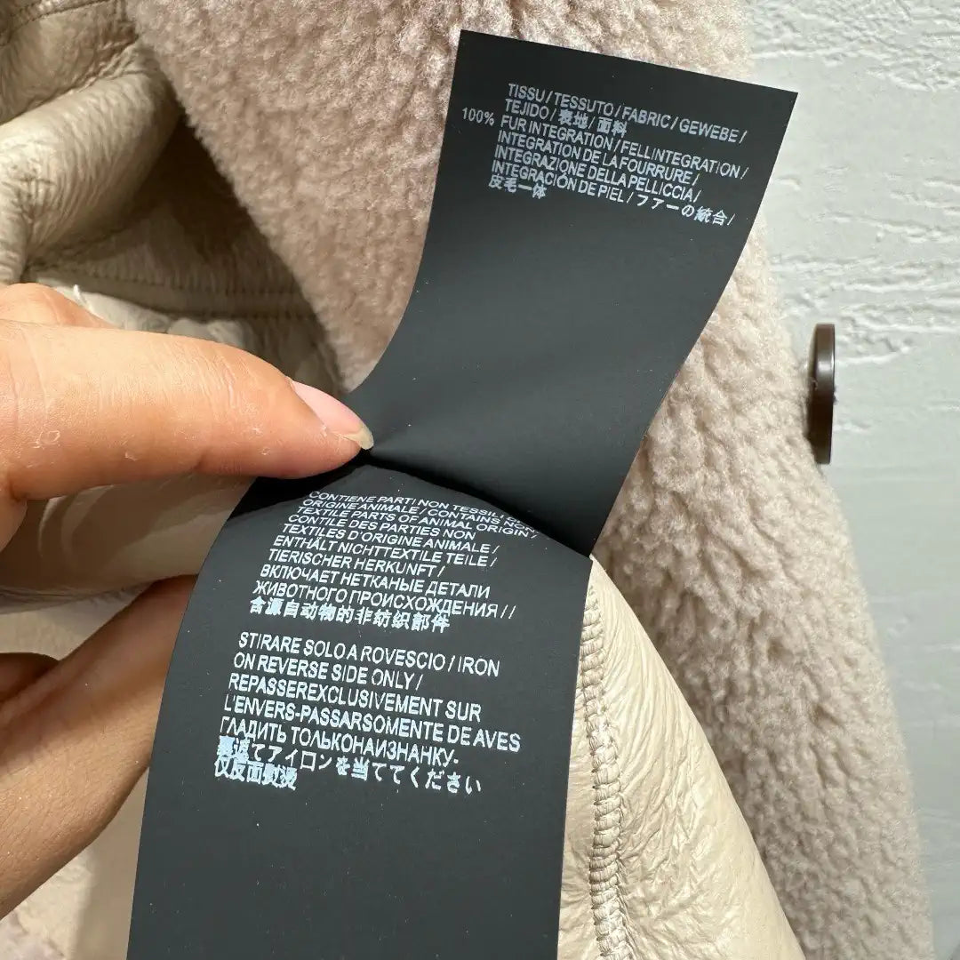 Miu Miu Merino imported fur-lined jacket Miu60002