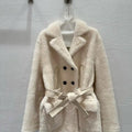 Miu Miu Merino imported fur-lined jacket Miu60003