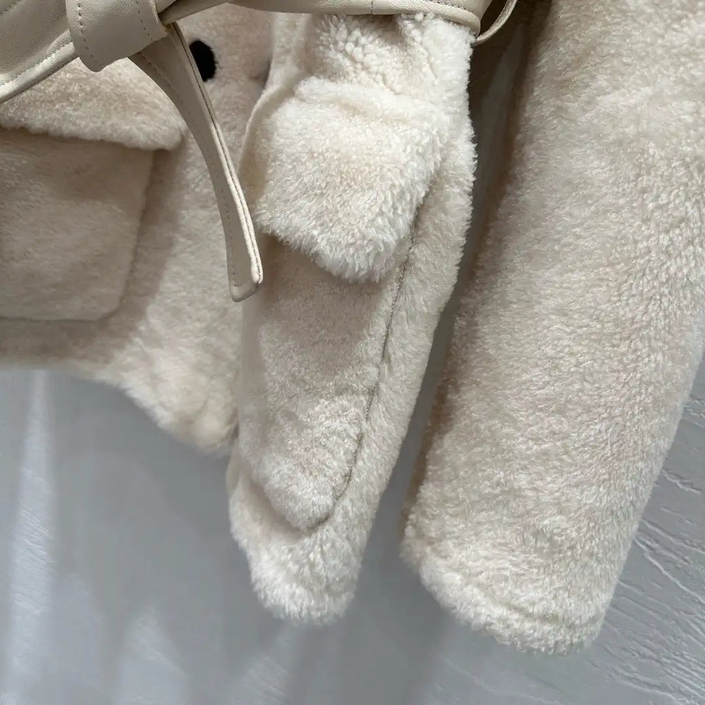 Miu Miu Merino imported fur-lined jacket Miu60003
