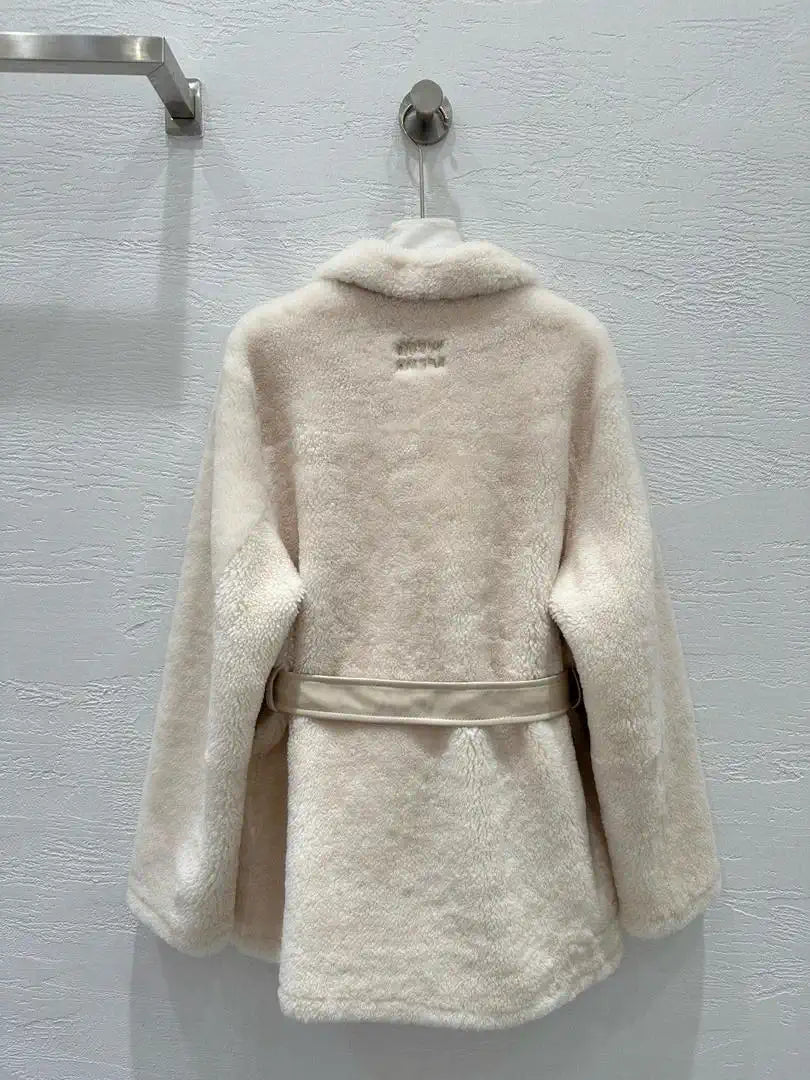 Miu Miu Merino imported fur-lined jacket Miu60003