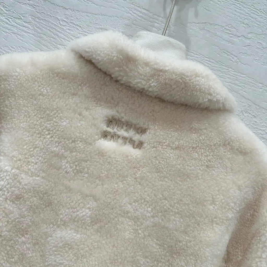 Miu Miu Merino imported fur-lined jacket Miu60003