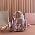 MiuMiu 5BB123 Matelassé nappa leather handbag  MU1004