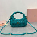 MiuMiu 5BC125 Small Matelass¨¦ nappa leather handbag Dark Green - Default Title - View 1