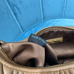 MiuMiu 5BC153 Wander matelass¨¦ nappa leather hobo bag Caramel - Default Title - View 9