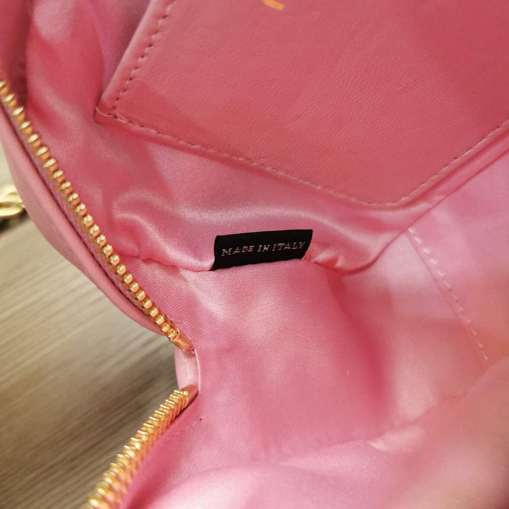 MiuMiu 5BP077 Matelass¨¦ nappa leather top-handle mini-bag Alabaster Pink