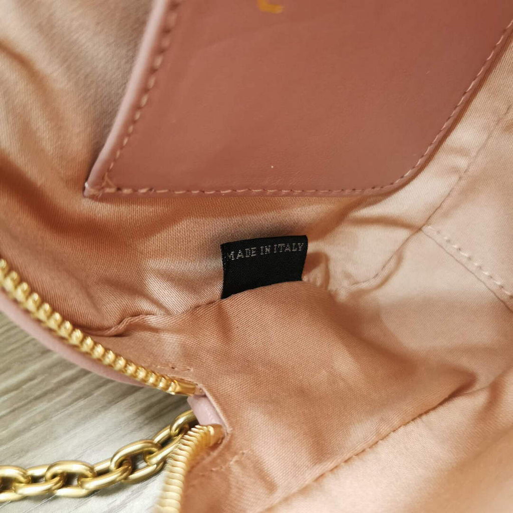 MiuMiu 5BP077 Matelass¨¦ nappa leather top-handle mini-bag light pink