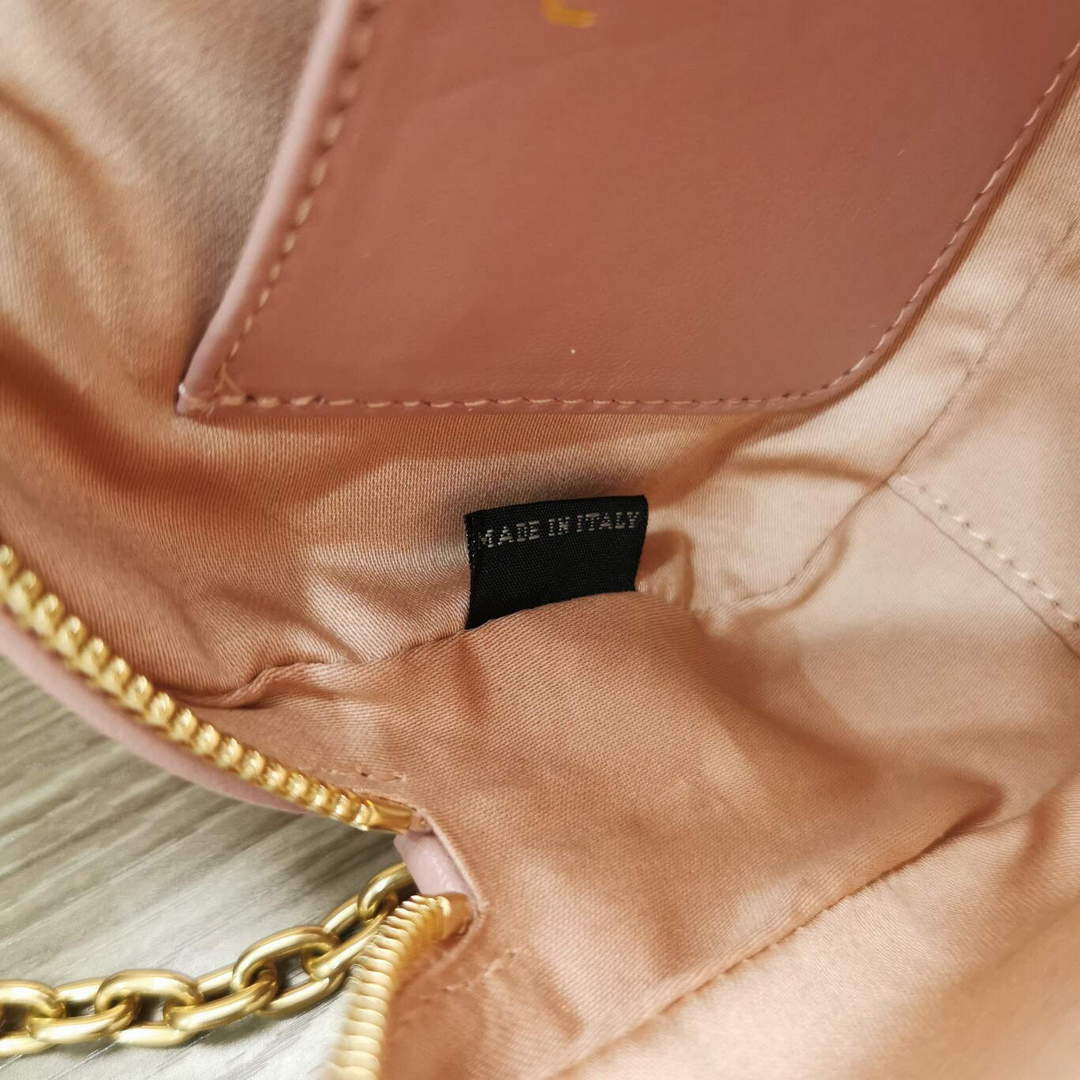 MiuMiu 5BP077 Matelass¨¦ nappa leather top-handle mini-bag light pink