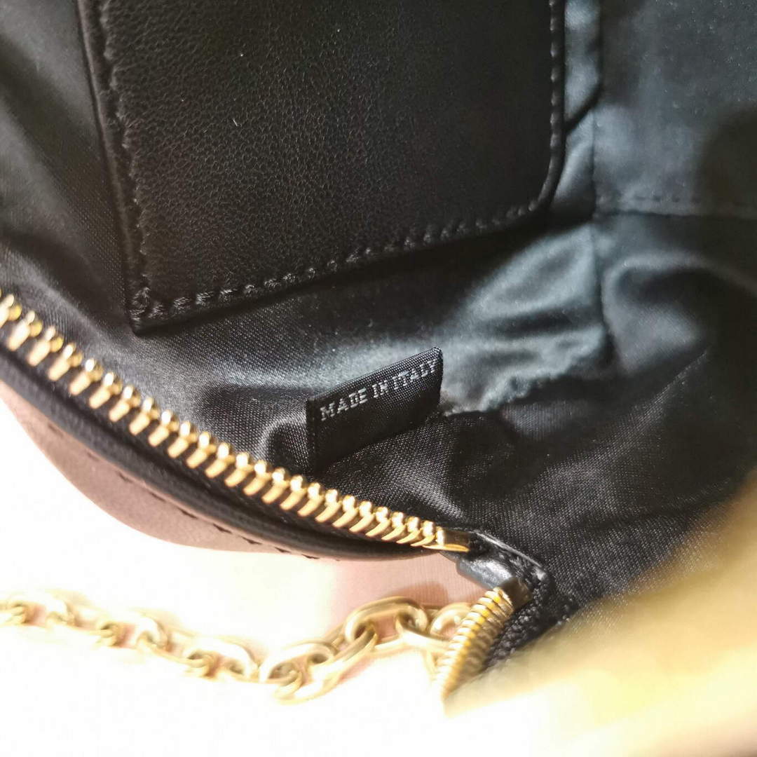 MiuMiu 5BP077 Matelass¨¦ nappa leather top-handle mini-bag Black