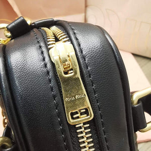 MiuMiu 5BP077 Matelass¨¦ nappa leather top-handle mini-bag Black - Default Title - View 10