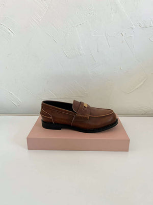 MiuMiu 5D773D Women's Leather loafers Miu8030 - Euro 35=US 4 - View 7