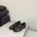 MiuMiu 5D773D Women's Leather loafers Miu8031 - Euro 35=US 4 - View 1