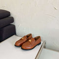 MiuMiu 5D773D Women's Leather loafers Miu8032 - Euro 35=US 4 - View 1