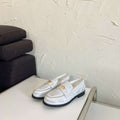 MiuMiu 5D773D Women's Leather loafers Miu8033 - Euro 35=US 4 - View 1