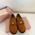 MiuMiu 5D773D Women's Leather loafers Miu8038 - Euro 35=US 4 - View 1