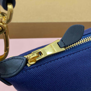 MiuMiu 5NE841 Gabardine Pouch Bag Blue - Default Title - View 6