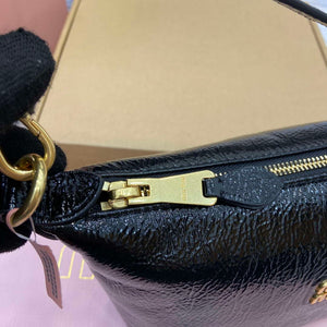 MiuMiu 5NE841 Naplak Patent Leather Pouch Bag Black - Default Title - View 7