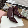 MiuMiu 5T336E Women's Naplak Booties Miu8042 - Euro 35=US 4 - View 1