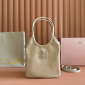 MiuMiu Ivy leather bag 5BA281 White