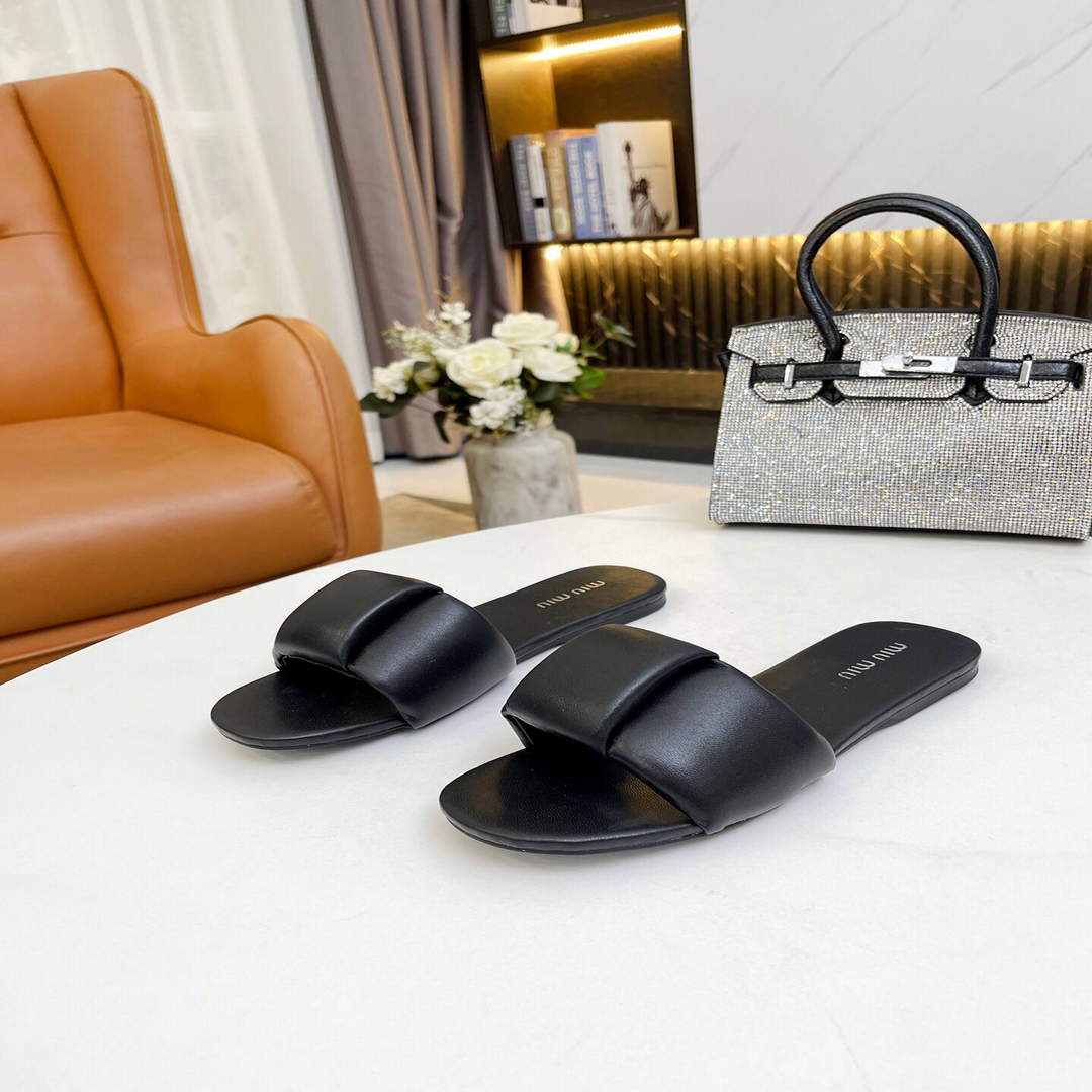 Miumiu Sandals Miumiu Fashion Shoes M55610