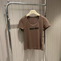 MiuMiu Women's T-shirt Fashion Clothing M99122