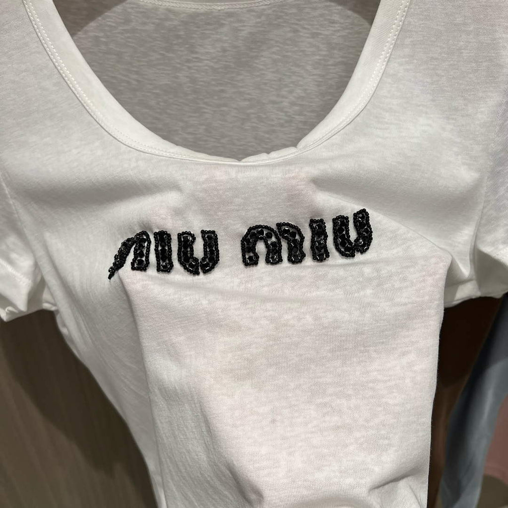 MiuMiu Women's T-shirt Fashion Clothing M99120