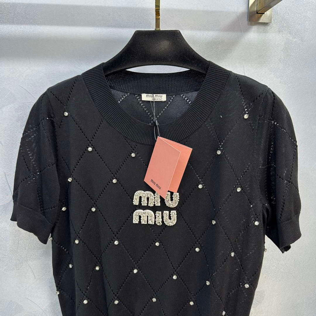 MiuMiu Women's T-shirt Fashion Clothing M99125