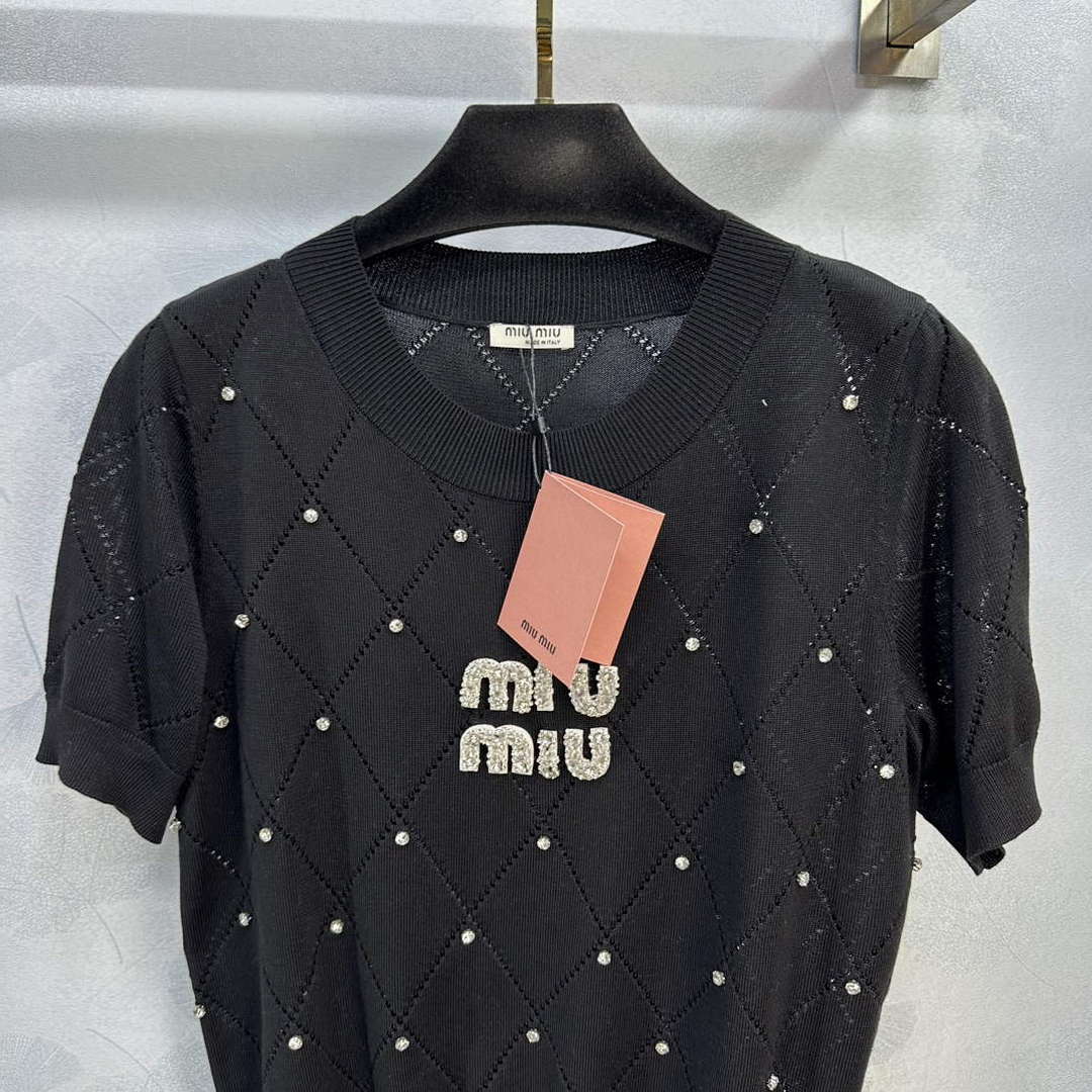 MiuMiu Women's T-shirt Fashion Clothing M99125