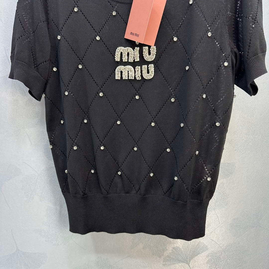 MiuMiu Women's T-shirt Fashion Clothing M99125