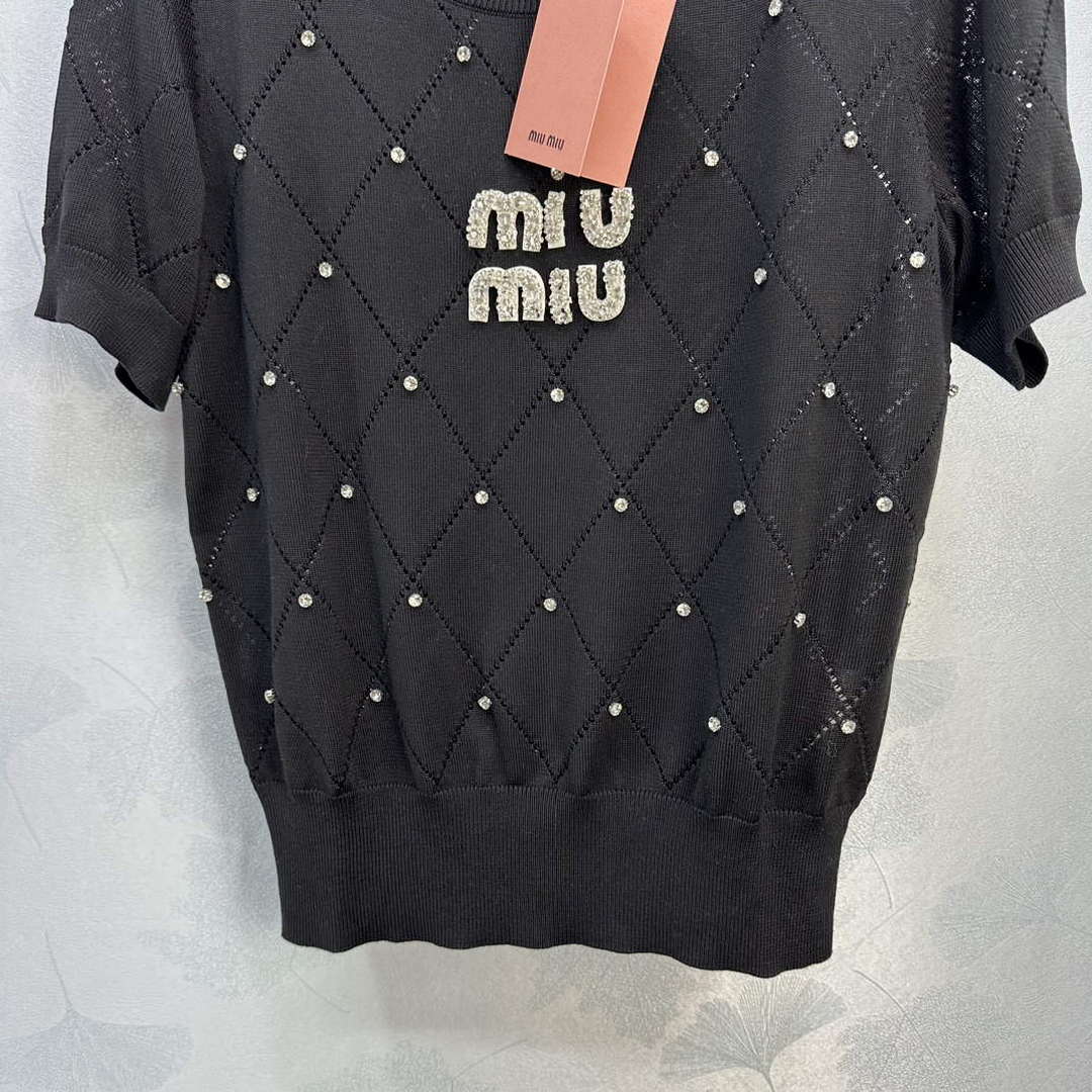 MiuMiu Women's T-shirt Fashion Clothing M99125