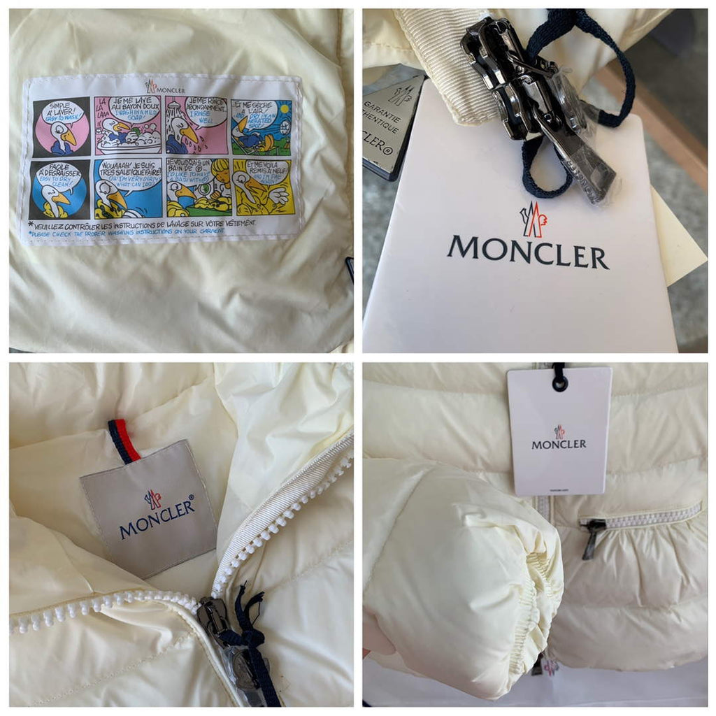 Moncler G20911A Women's Short Down White 88630