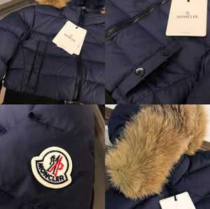 Moncler G20912A Women's Short Down Navy blue 88634 - 1 - View 5