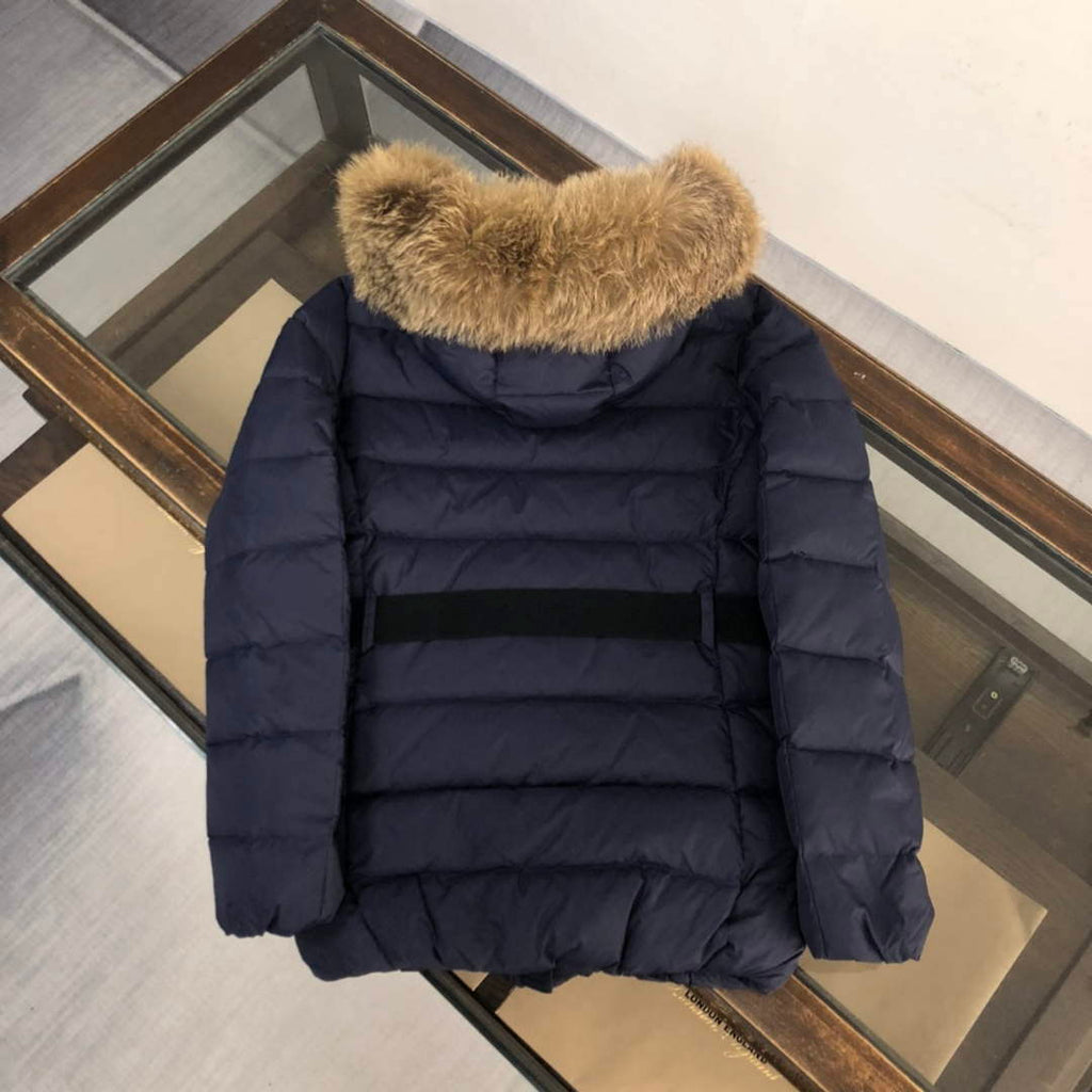 Moncler G20912A Women's Short Down Navy blue 88634