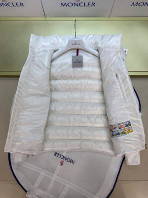 Moncler H20911A Men's Corydale Short Down Jacket White 88621 - 1 - View 9