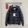 Moncler H20911A Women's Men's Lunetiere Short Down Jacket Black 88642